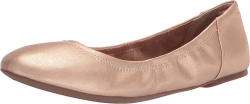 Essentials Women's Ballet Flats - Rose Gold - Miazone