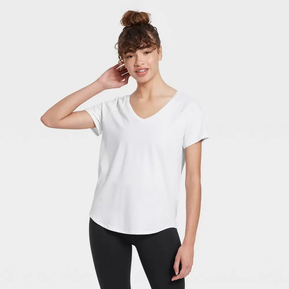all in motion, Tops, New All In Motion White Long Sleeve Twist Front  Activewear Blouse Top Wmns Xxl