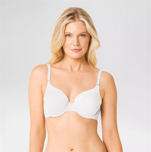 Ladies White Underwired Lightly Padded Bra Size 34D
