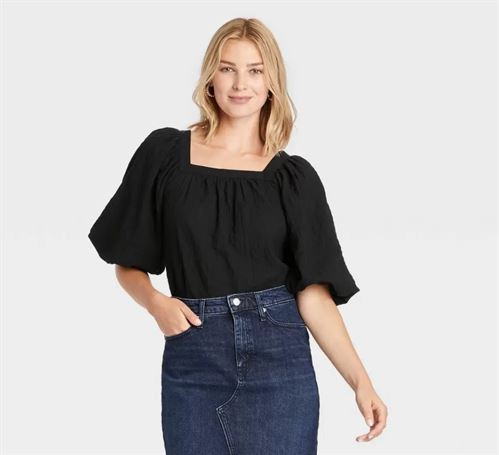 Women's Seamless Slim Fit Tank Top - A New Day™ Black XL