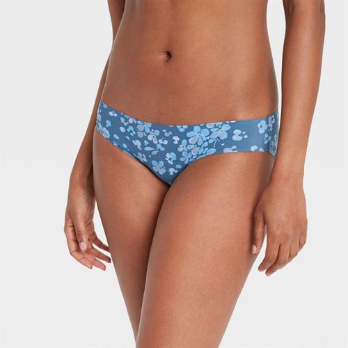 Essentials Women's Seamless Bonded Stretch Bikini Brief Underwear,  Pack of 4