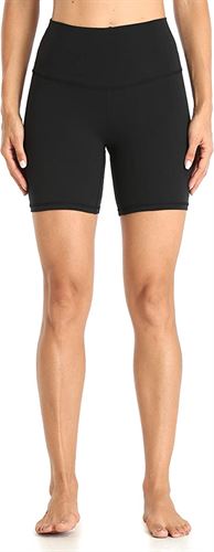 BALEAF Women's High Waist Biker Shorts Workout Yoga Running Gym Compression  Spandex Shorts Side Pockets - Miazone