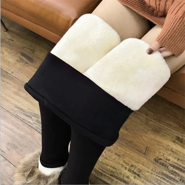 Women Warm Thermal Leggings Stirrup Tights Fleece Lined High Waist For  Winter