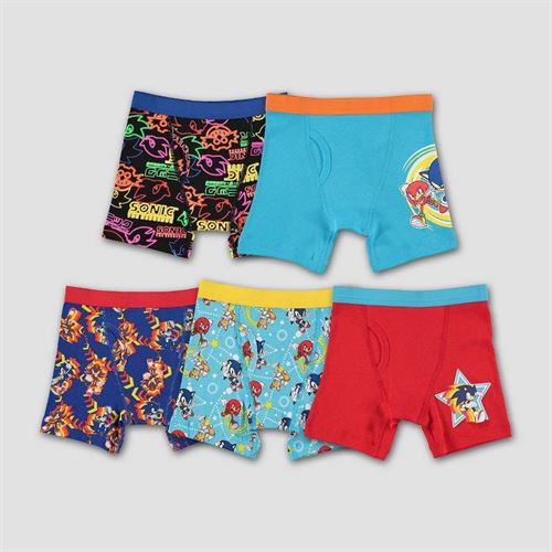 Boys' Sonic the Hedgehog 5pk Underwear - Miazone