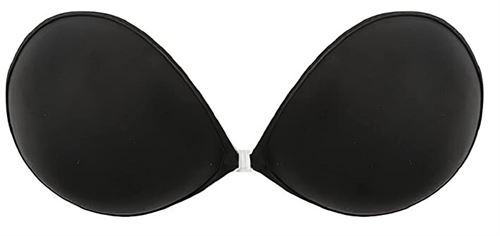 Push up Strapless Self Adhesive Plunge Bra Invisible Backless Sticky Bras, C