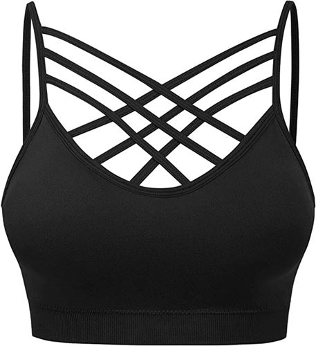 Athletic Sports Bra Lace Bra Seamless Lace with Front Women's Bra