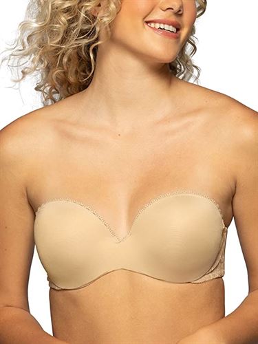 DELIMIRA Women's Slightly Lined Lift Support Invisible Seamless Plunge Strapless  Bra - Miazone