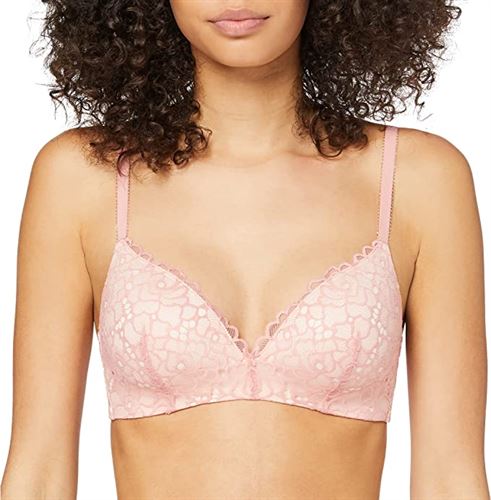 Women's Slightly Lined Lift Support Invisible Seamless Plunge Strapless Bra  