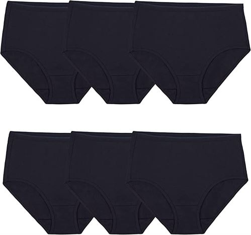 Fruit of the Loom Womens Cotton Brief 6 Pack - Miazone