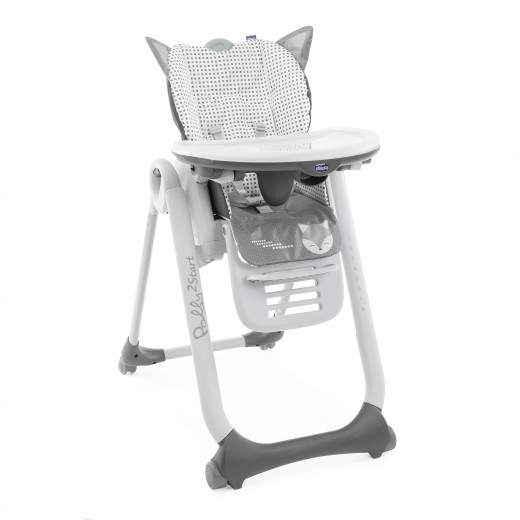 Chaise Haute Chicco Pocket Meal - Light Grey - Chaise Haute/Chaise