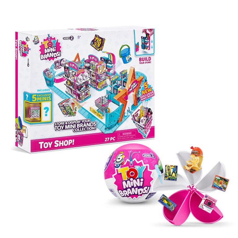 Zuru 5 Surprise Toy Mini Brands Super Rare Toy Shop 27 Pcs Included Mini  Brands
