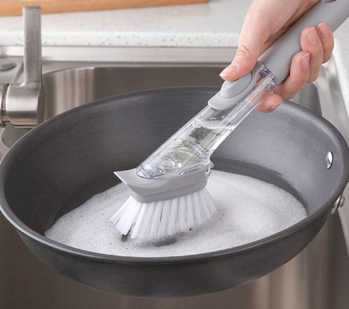 Kitchen Dish Brush Long Handle Dishwashing Clean Brush