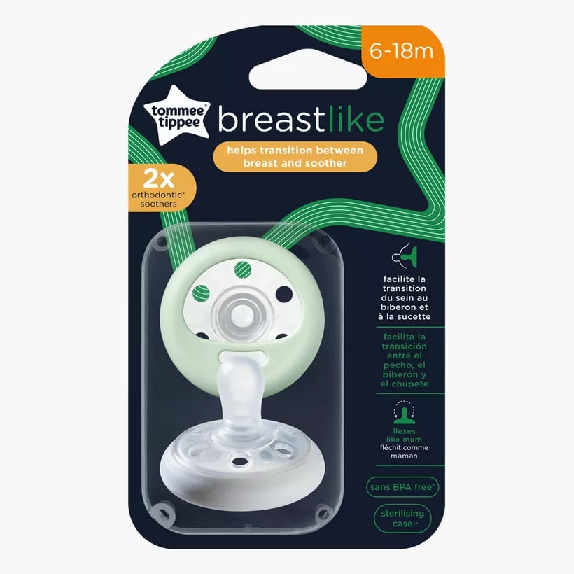 Tommee Tippee Closer to Nature Breast Like Soothers 6-18 Months